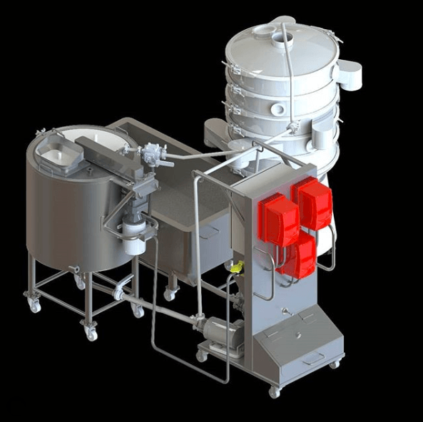 Valens Agritech Solventless extraction equipment rendering from Whistler Technologies